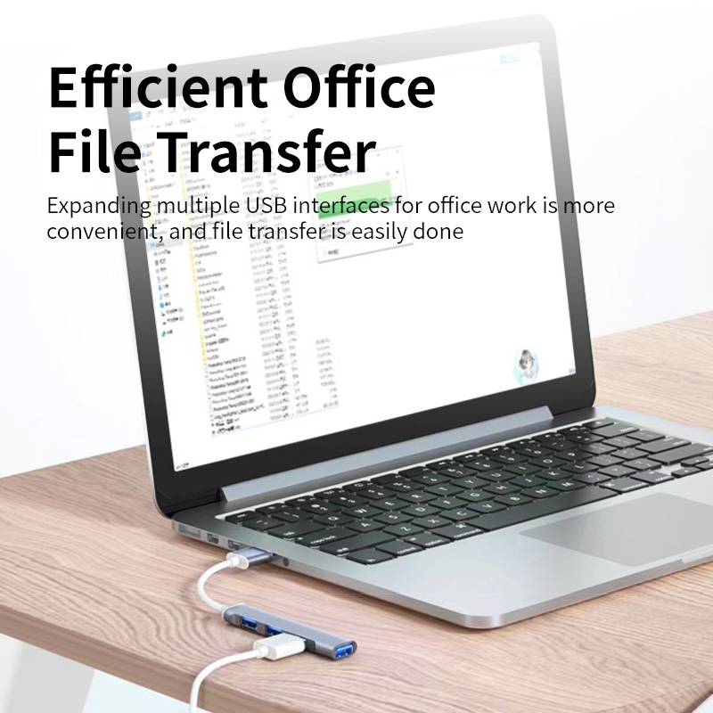 USB C to USB HUB 4 port usb docking station for mobile phone/computer extender