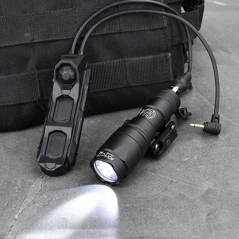 M300 M600 Tactical Flashlight LED Hunting Scout Light WADSN AXON Dual Function Button Remote Switch Airsoft AccessoriesXJ250728