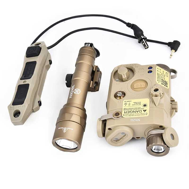 15 Green Red Dot Laser M300 M600 Airsoft Tactical Flashlight Weapon Light Dual Control Remote Switch XJ250728