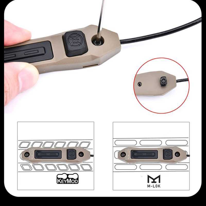 Vadsn Tactical Double Function Switch Applicable for Modlite /m300/m600 Series Airsoft Flashlight Momentary Hunting LightXJ250728