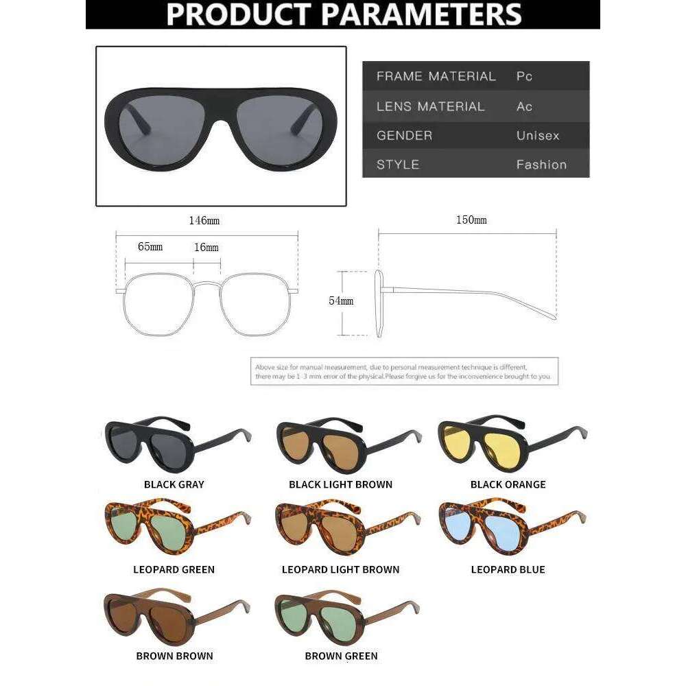 Y2K Retro Round Small Sunglasses Trendy Leopard Print Glasses Vintage Unisex Eyewear for Women Men Bold Fashion Accessories