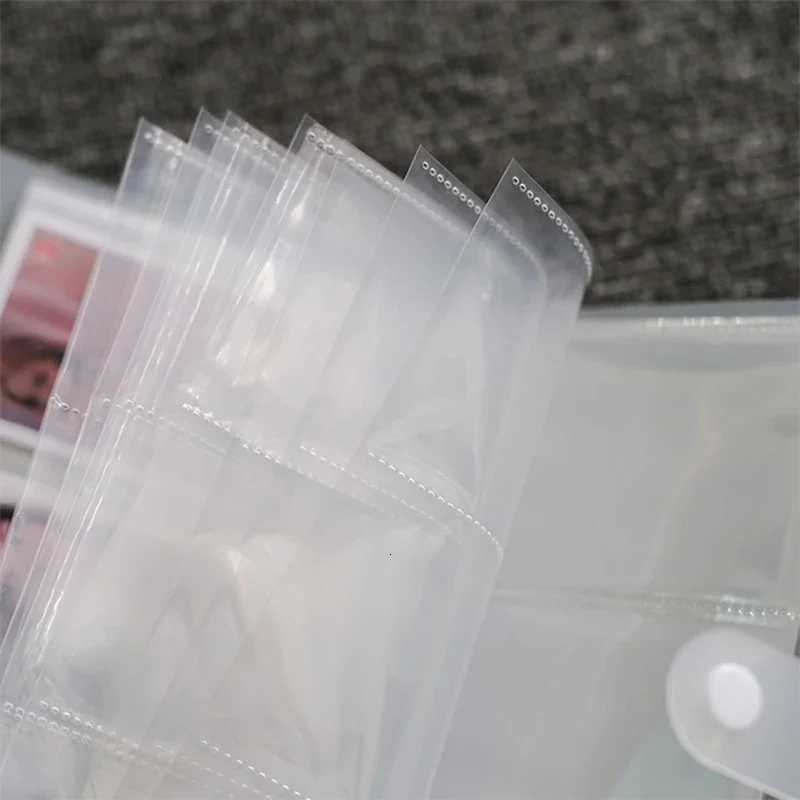 Transparent Photo Album Mini Album Photo Card Train Ticket Card Collection Book Jewelry Card Album Photocards Holder Z250729