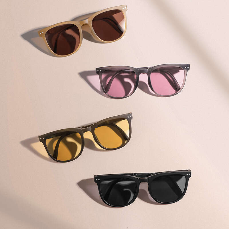 DHsunglasses 2025 New Foldable Polarized Sunglasses - UV400 Protection, Fashionable & Lightweight, with Nose Pads, for Driving/Travel/Sports