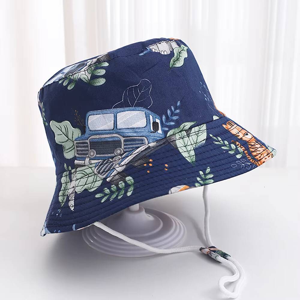 New Cotton Polyester Baby Hats Sun Shading UV Protection Kids Bucket Versatile Quick-Dry Fisherman Hat Boys Girls ddmyshoesvip
