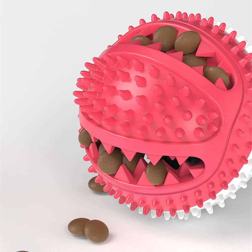 Dogs Food Toys Silicone Suction Cup Tug Interactive Dog Ball Toy for Pet Chew Bite Tooth Cleaning Toothbrush Feeding Supplies 250729
