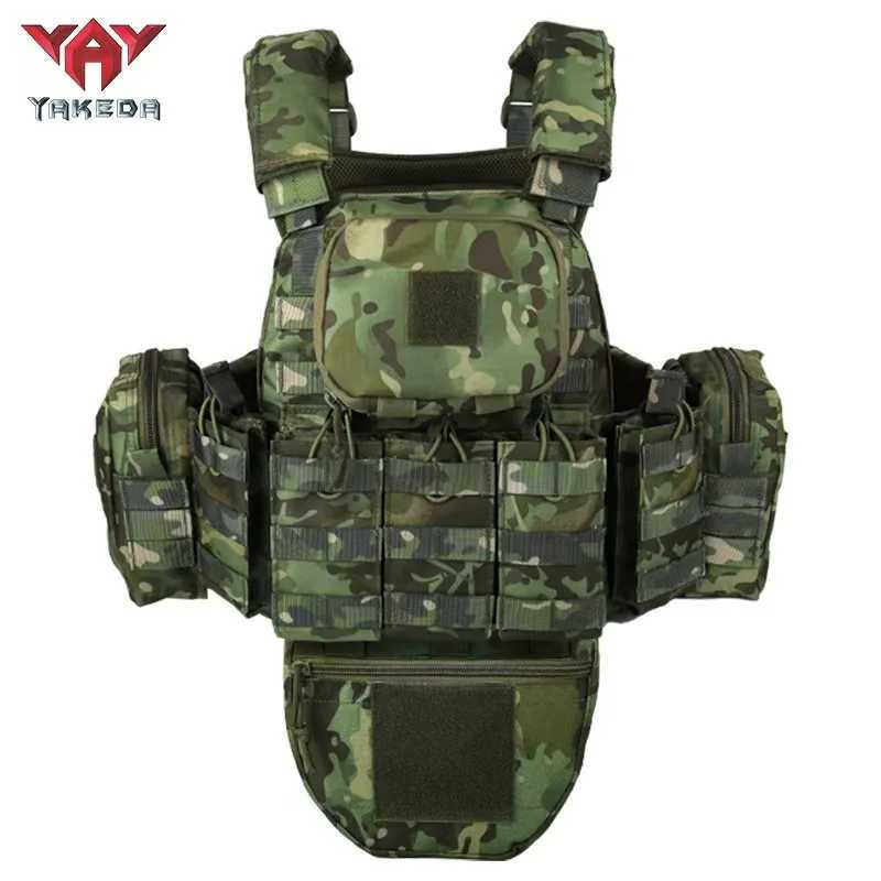 YAKEDA Tactical Plate Carrier Vest Outdoor Hunting Protective Shoulder Adjustable Vest Airsoft Z250728
