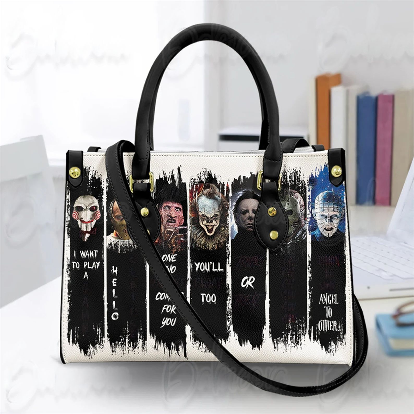 designer bag Printed Fashion Single Shoulder for Women Large Capacity Handheld Bag PU Handbag