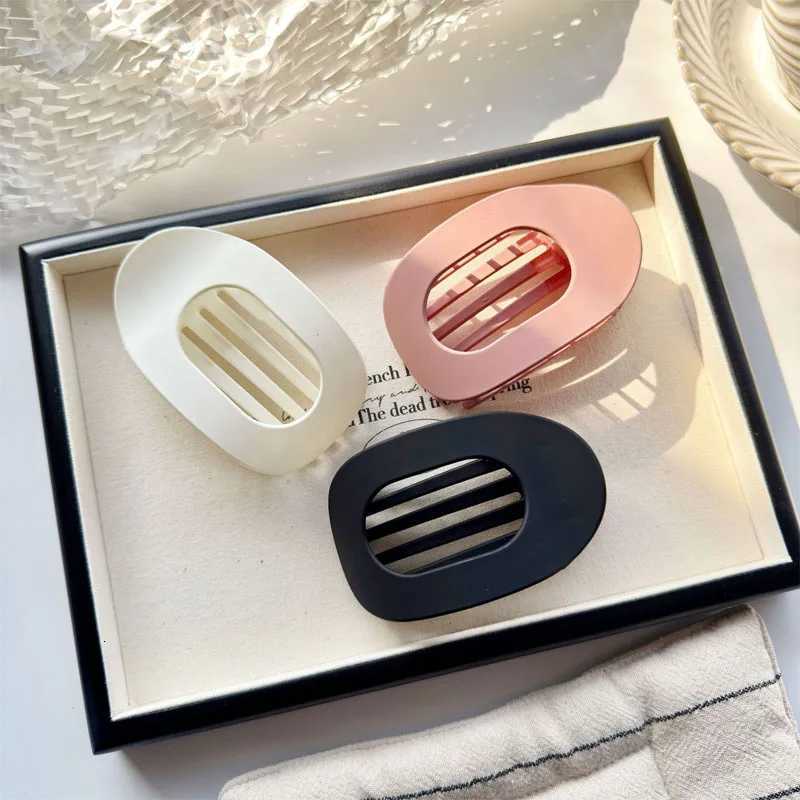 Flat Hair Clips For Women Claws French Korean Style Hair Accessories Trendy Hair Pin Clip Leopard Hair Clip Top Simple Headpiece Z250729