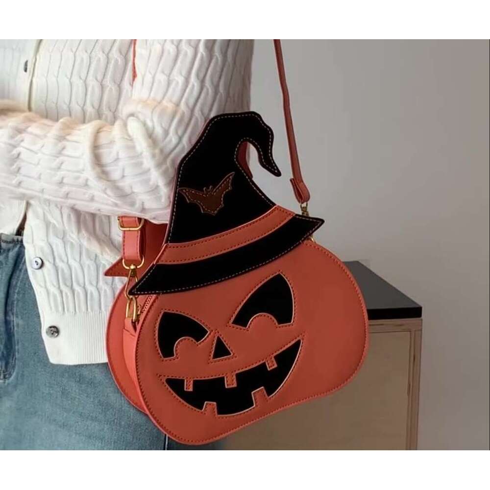 Designer Bags Single shoulder crossbody bag women's Halloween bag luxury funny new pumpkin women's bag, European and American personalized c
