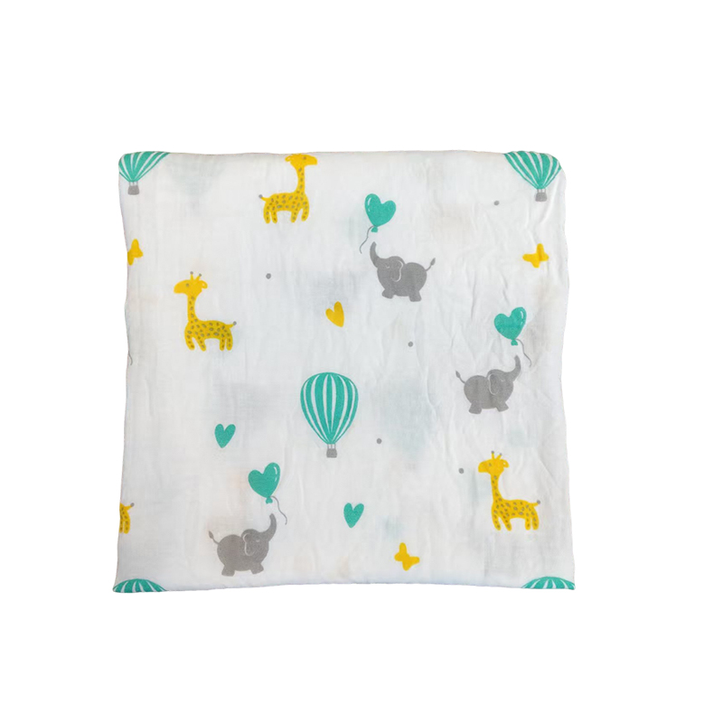 Pure cotton bamboo cotton double-layer bath towel, baby bath towel, gauze, children's blanket, baby blanket 120*120