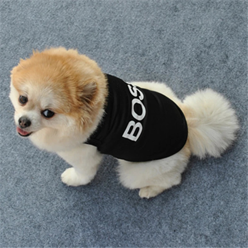 Security Clothing for Dogs Summer Pet Clothes Vest Small Chihuahua Yorkshire Puppy Cats Low Price Pets Tshirt Costume 250729