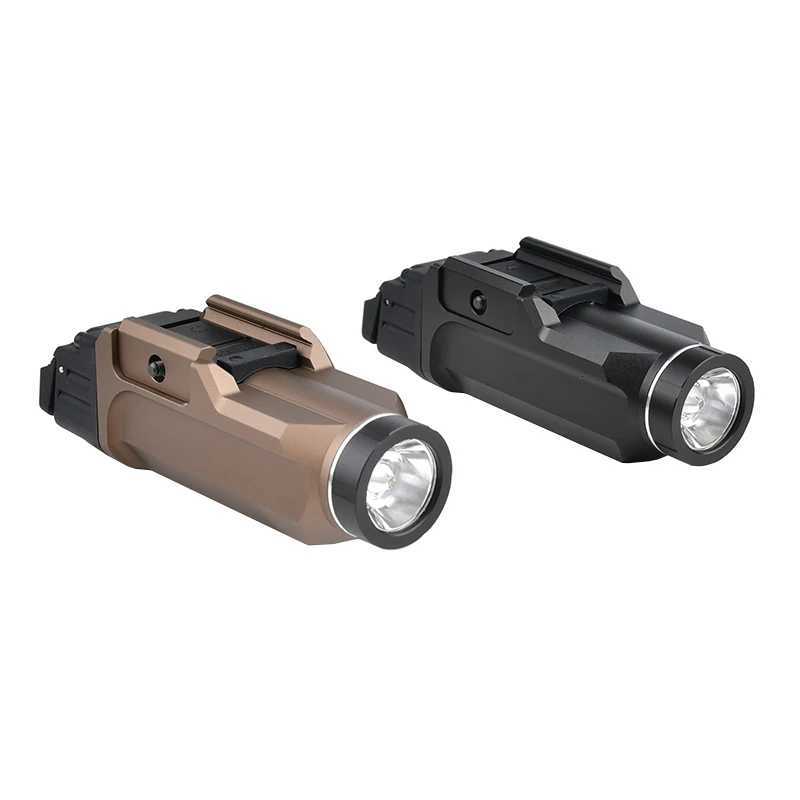 Tactical Metal Flashlight TR 9 1000lumen High Power Hunting Lamp Scout Strobe Light Airsoft Gear for 1913 UNIV Rail System XJ250728
