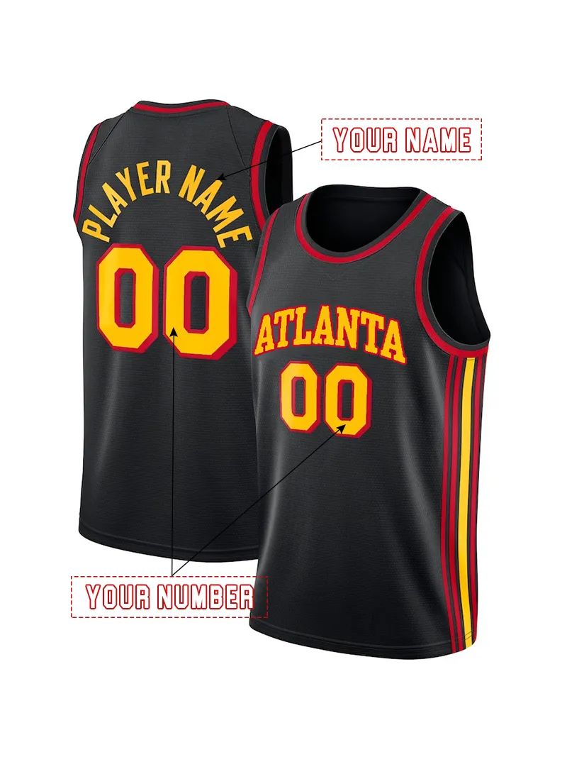 YOUNG 11 2025 City Edition Basketball Jerseys CAPELA 15 JOHNSON 1 MURRAY 5 HUNTER 12 OKONGWU 17 BUFKIN 4 Custom Jerseys Sweatshirt - Embroidered Hygroscopic