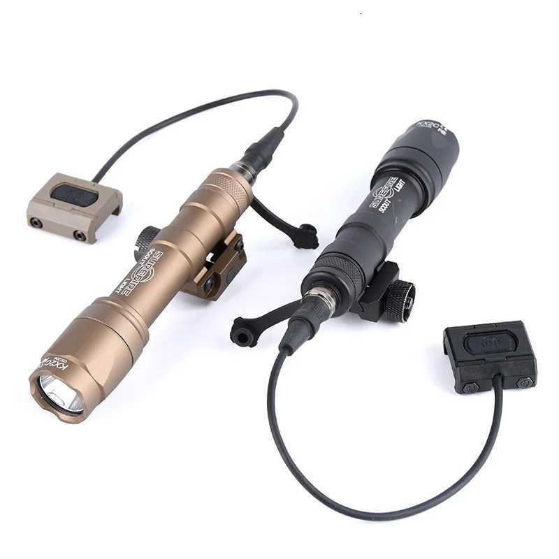 Tactical M600C Portable Scout Light Metal Flashlight With Modbutton Switch Airsoft Gun Light Hunting Rifle Lantern XJ250728
