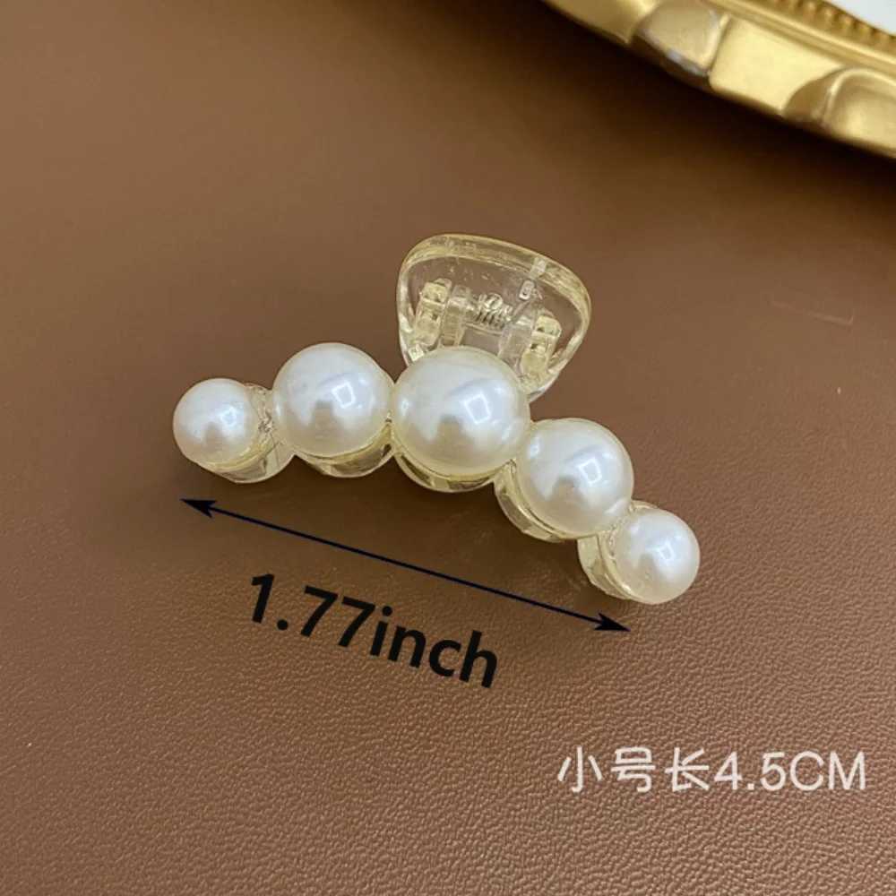 Vintage Pearl Clips Set Large Claw Korean Ponytail Big Barrettes Hairpins for Women Bun Hair Accessories Hairgrip Gifts Z250729