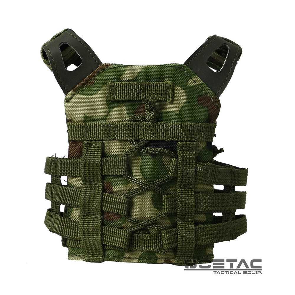 Tactical Mini Molle Vest Adjustable Kitty Camo Doll Plate Carrier Decorative Tactical Gear Lightweight Beer Vest 600D Nylon Z250728