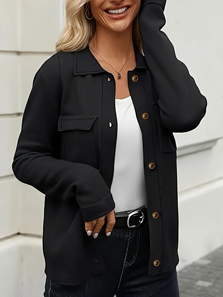 Womens Oversized Woven Hooded Casual Jacket Loose Fit Comfortable Outerwear for All Seasons 250729