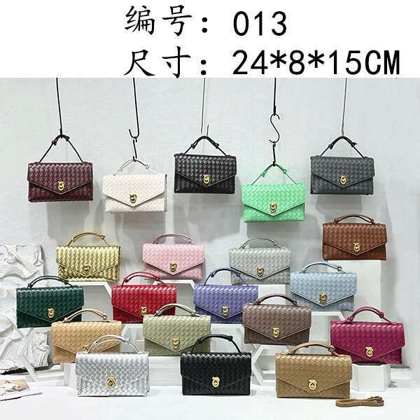New Woven Envelope Briefcase Shoulder Handbag Crossbody Women's Bag