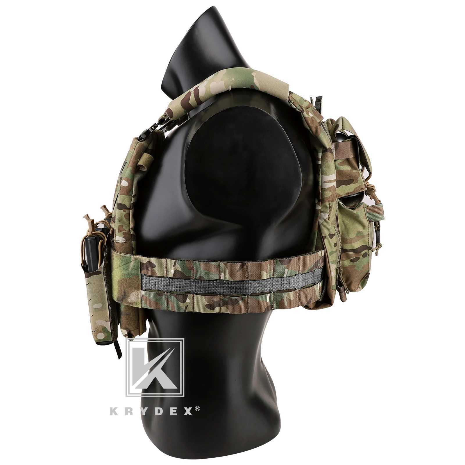 KRYDEX FCPC V5 Plate Carrier Tactical Vest Front TripLE Mag Pouch Tegris CummeRBund with pack Full Set Vest Z250728