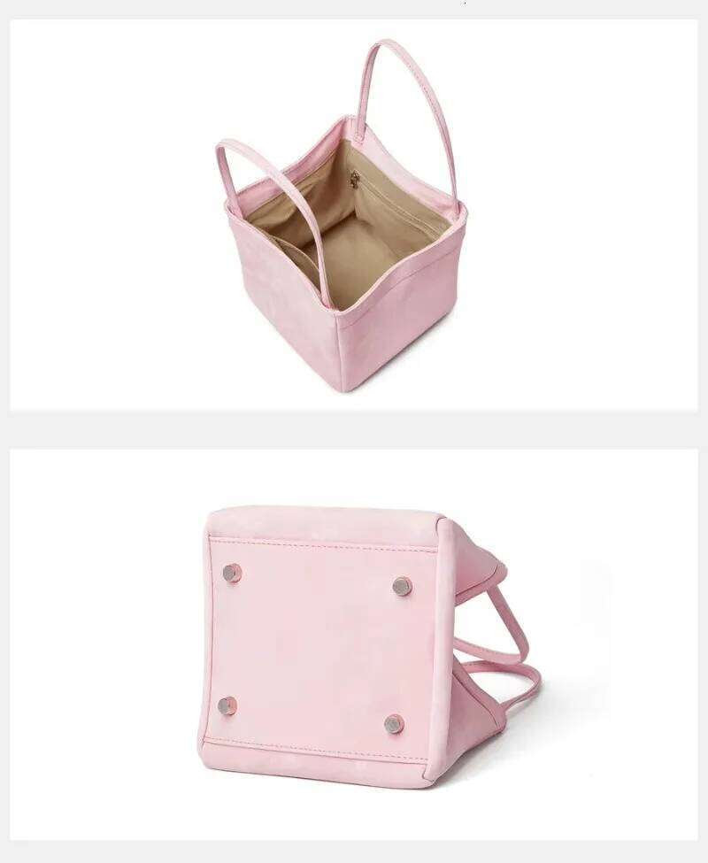 Silk Women Bucket Suede Leather Female Party Handbag Custom Multiple Lady Shoulder Bag With Top Handles