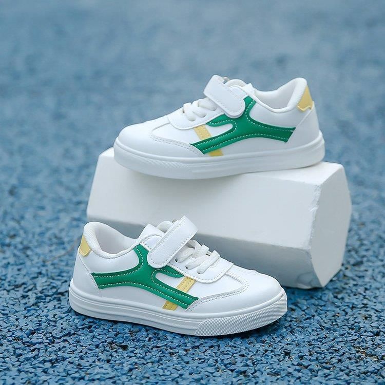 New Fashion Children's Shoes Pu Leather Kids Casual Sports Shoes Littlesprouts Boys and Girls Walking School Running Sneaker Shoes Size US9C-US4Y
