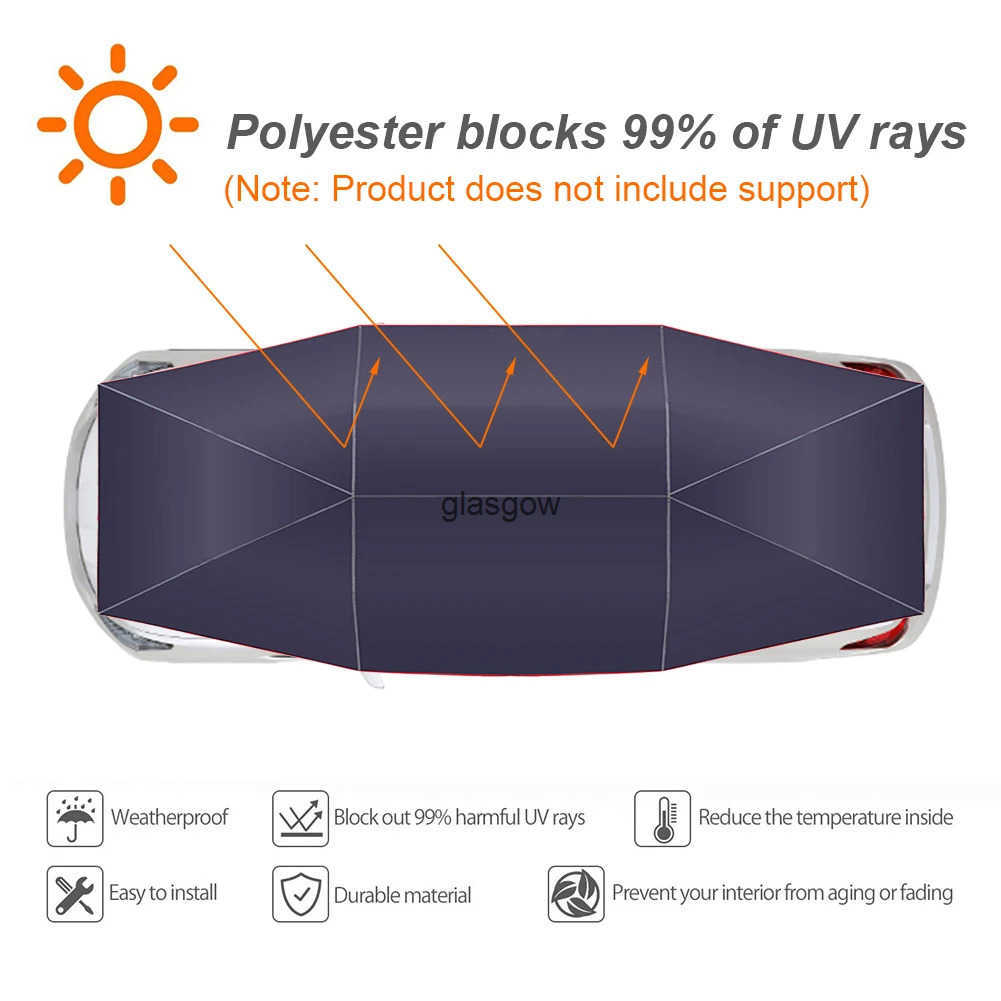 Summer Sun Shade Cover Protection Umbrella Oxford Cloth UV Resistant Foldable Car Tent Roof Anti-Uv Protect Utor28 Tools Q250729 - view 3