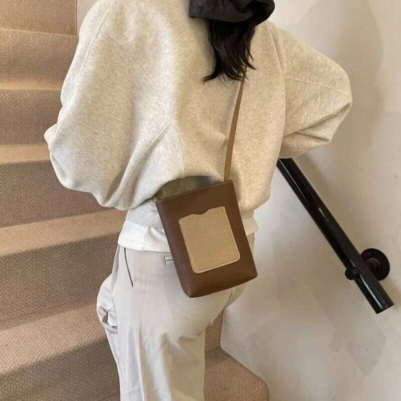 Women's Bags Designer Women's Bags Designer New Designer Casual High-Quality Single-Shoulder Lychee Pattern Mobile Phone Fashion Crossbody B