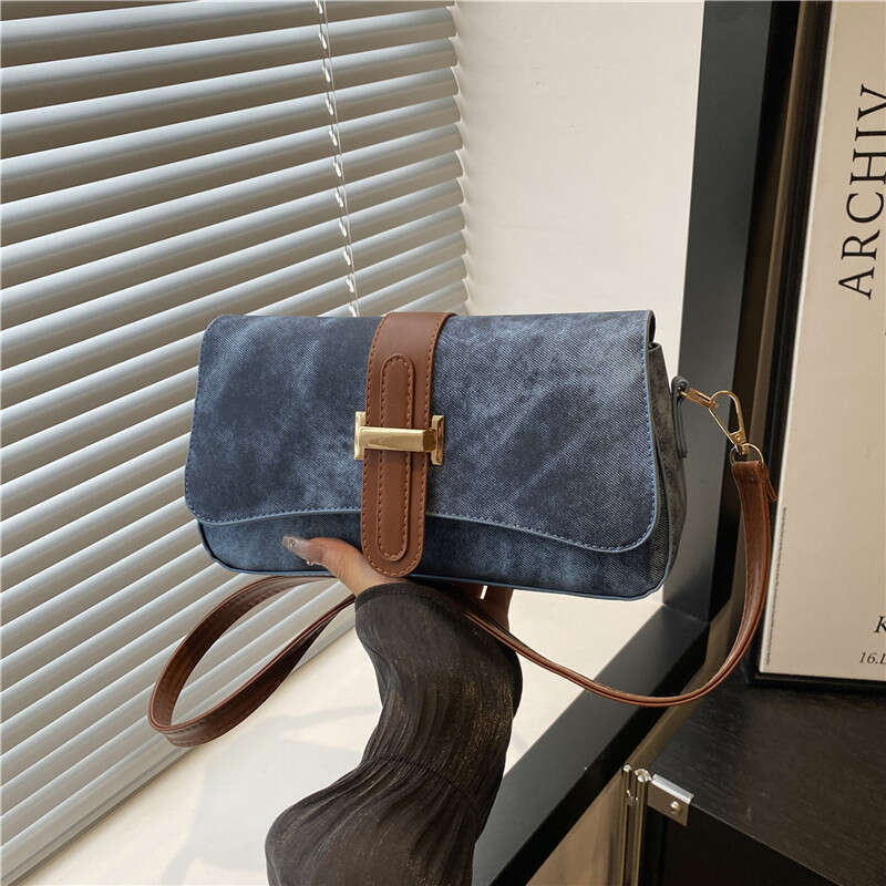 Elegant Underarm 2025 Spring Summer Korean Version Simple Stylish Small Square High-end Feel Single Shoulder Crossbody Women's Bag