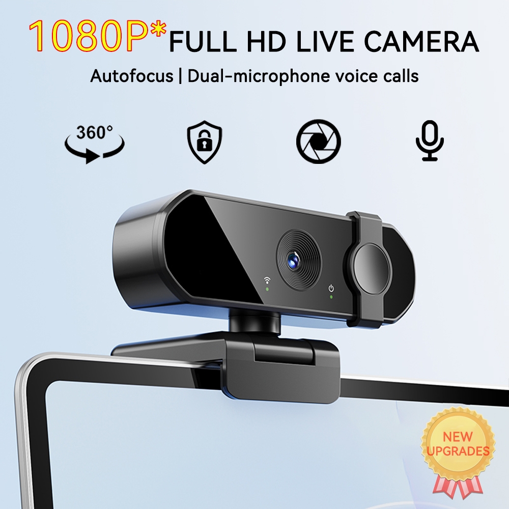 4K Webcam 1080P Mini Camera 2K Full HD Webcam with Microphone 30fps USB Web Cam for Auto Focus PC Laptop Video Shooting Camera