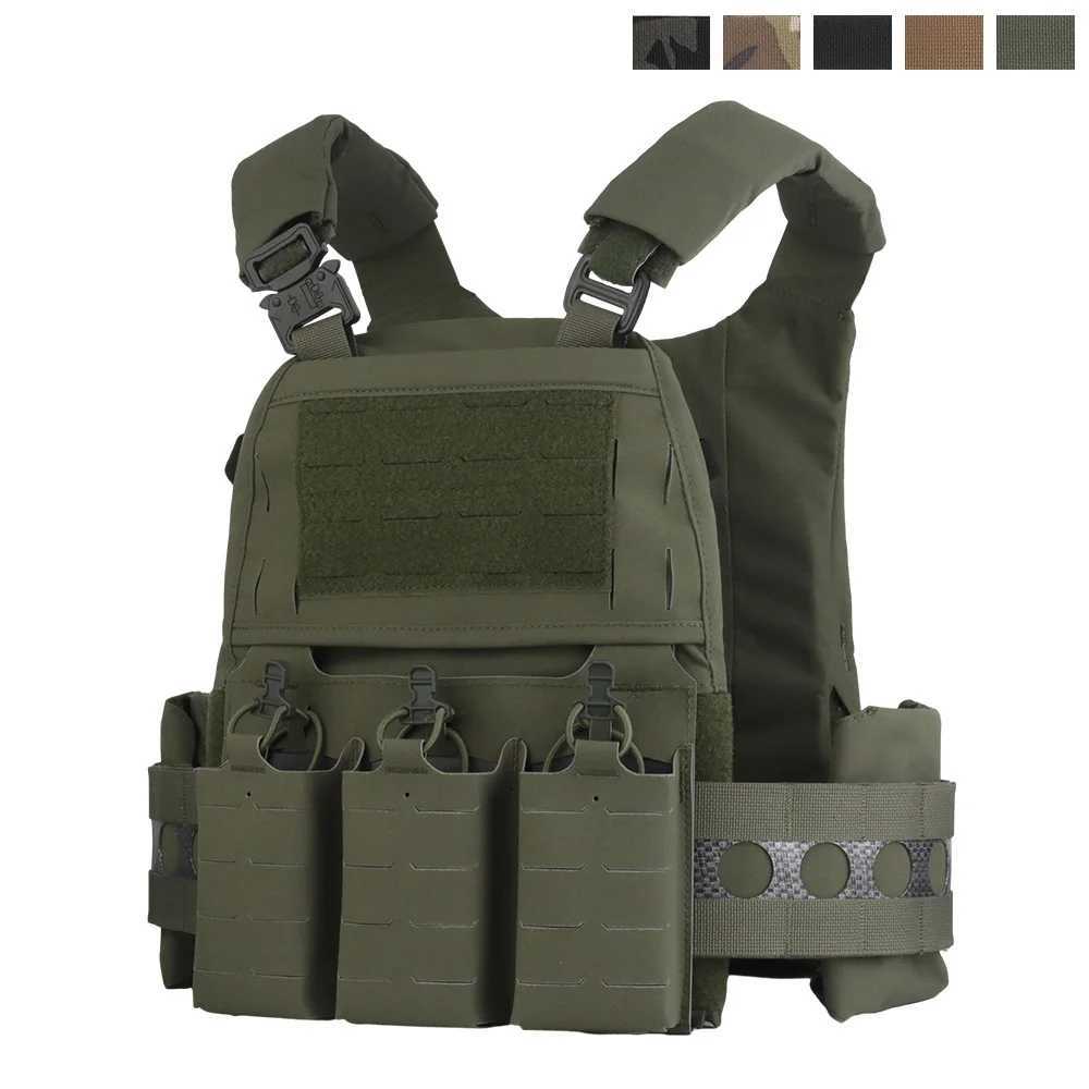 New Version Tactical FCPC V5 Plate Carrier Ferro Style Quick Release Vest Triple 556 Magazine Pouch MOLLE Hunting Airsoft Gear Z250728
