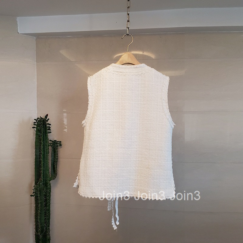 High Street Girls Wear Spring Summer and Autumn Fragrant Milk Vest Coat Womens Fried Street Vest Hot List Man Collection