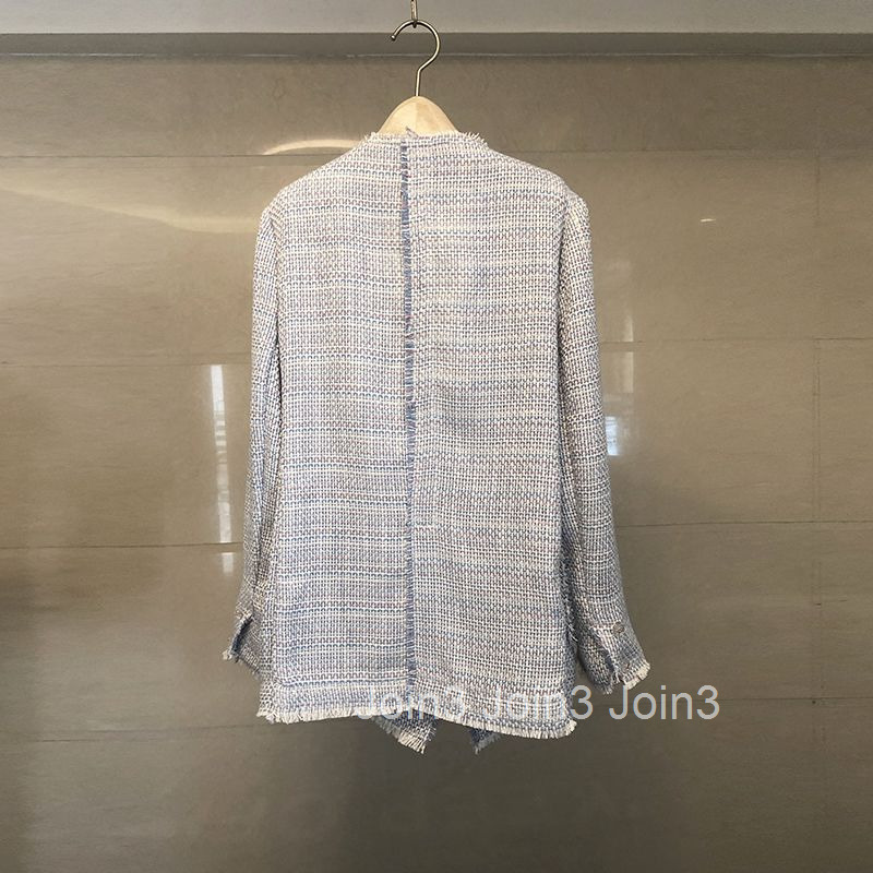 Autumn Winter New Socialite Little Fragrance Milk V-Neck Double-Breasted Slimming Coat Women Ins Hot List Good Store Recommendation