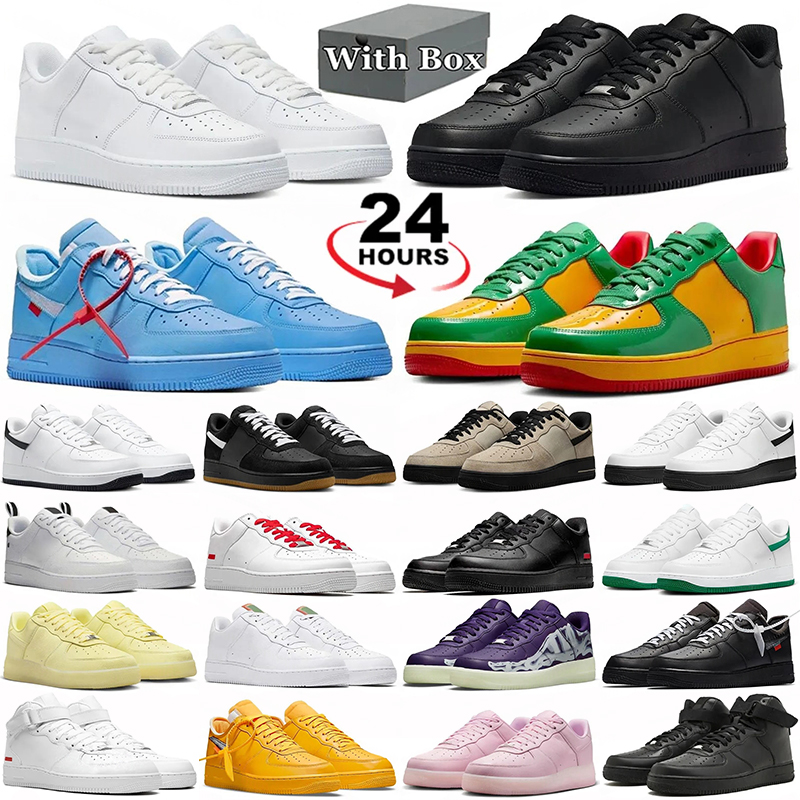 Designer Running Shoes For Mens Trainers Sneakers Women Classic Triple White Black Wheat Blue Lucky Green Men Womens Outdoor Sports Shoe Platform Tennis Runners