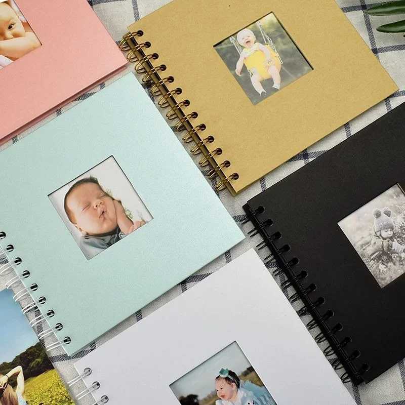 Simple Baby Growth Memory Album Kindergarten Graduation Childrens Paper DIY Painting Book Craft Photo Handmade Scrapbooking Z250729