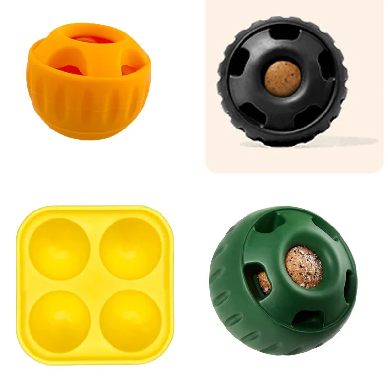 Chew Proof Interactive Dog Toys Silicone Popsicle Mold Enrichment Frozen Treat Maker Summer Cooling Boredom Solver Large Breed 250729