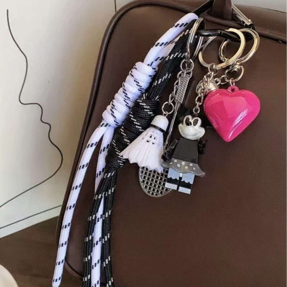 Miu Series Bag Pendant Dachshund Dog Plush Toy Decoration Backpack Car Hanging Rope High-end Keychain Baseball Accessories