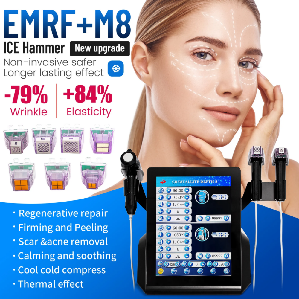 Microneedle RF Beauty Device For Skin Rejuvenation and Anti-Aging Treatment RF Equipment For Export and Clinics
