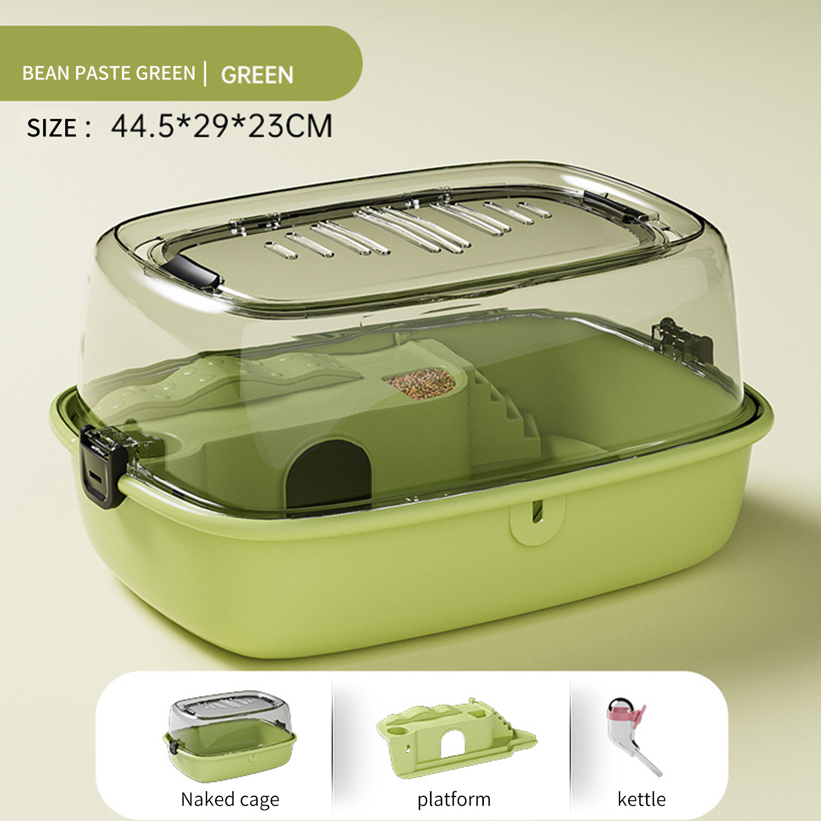 Hamster Cage Golden Bear Cage Large Space Acrylic Hamster Avoidance House Hamster Special Cage Pet Supplies