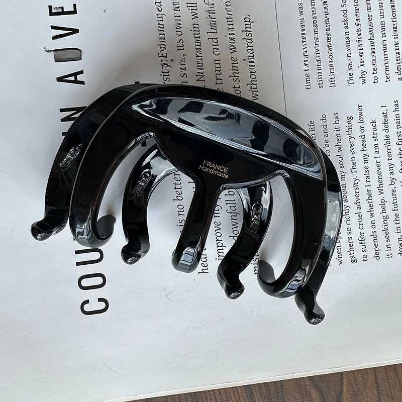 2025 French Large Thickened Acetate Hair Claw Clips Big Octopus Grab Leopard Hair Clip For Women Girls Hair Accessories Gifts Z250729