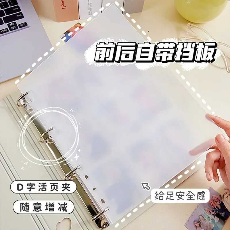 A4 Binder Photocards Holder Kpop Idol Photo Album with 25pcs 9grids Transparent Sleeves Photocard Album Collect Book Photoalbum Z250729