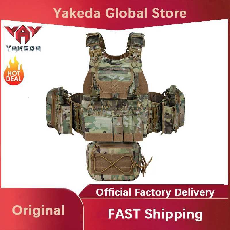 YAKEDA Tactical Vest New Quick-release Outdoor Suit Supplie Training Vest Multi-functional Carrying Equipment Field Hunting Vest Z250728