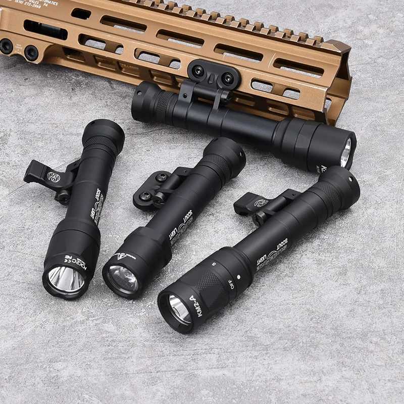 Airsoft M340 M640 M640B M340A Metal Flashlight High Power Scout Light LED Tactical M300 M600 Hunting Softair Weapon Lamp XJ250728