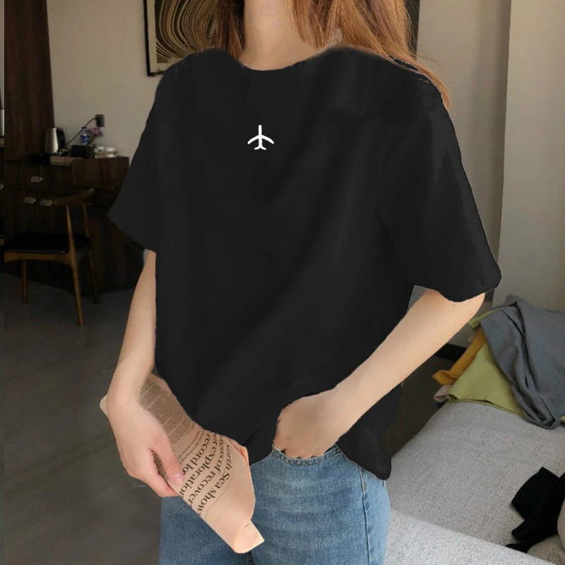 Fast TShirts Women Summer Short Sleeves Lady Tshirts Female Fast Dry Cotton Tee Shirts Girl Dressing Plus Size S5XL 250724