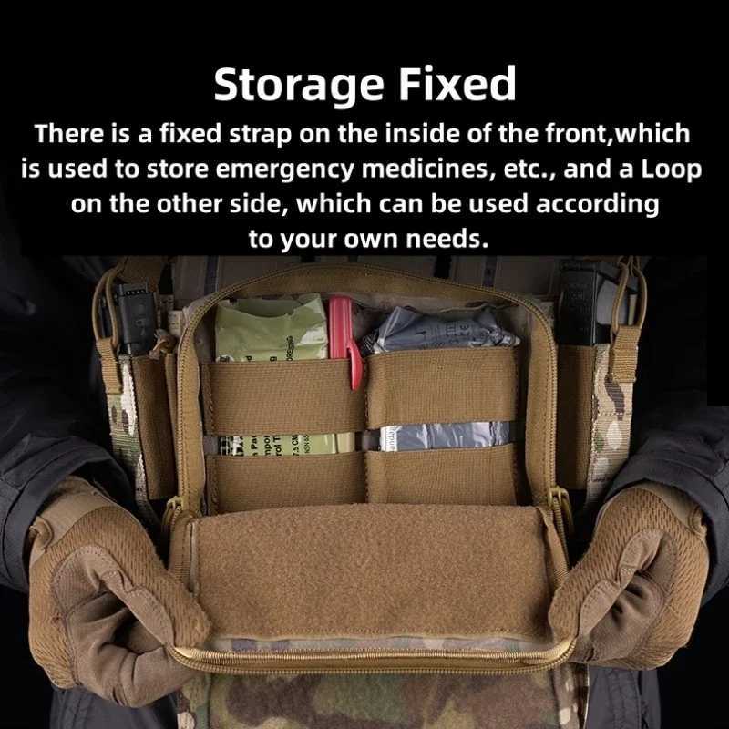Tactical D3CRM chest equipment air gun tactical vest with 5.56/9mm Mag bag outdoor hunting vest suitable for tactical games Z250728