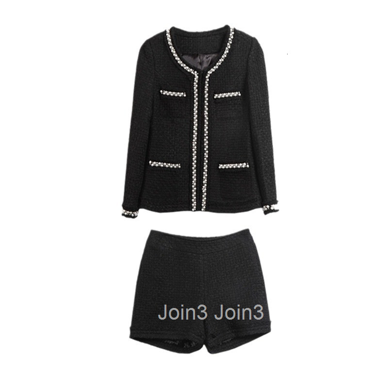 Female First Love Style Autumn Winter Woolen Socialite Little Fragrant Milk Streetwear Suit Jacket Shorts Two Piece Set