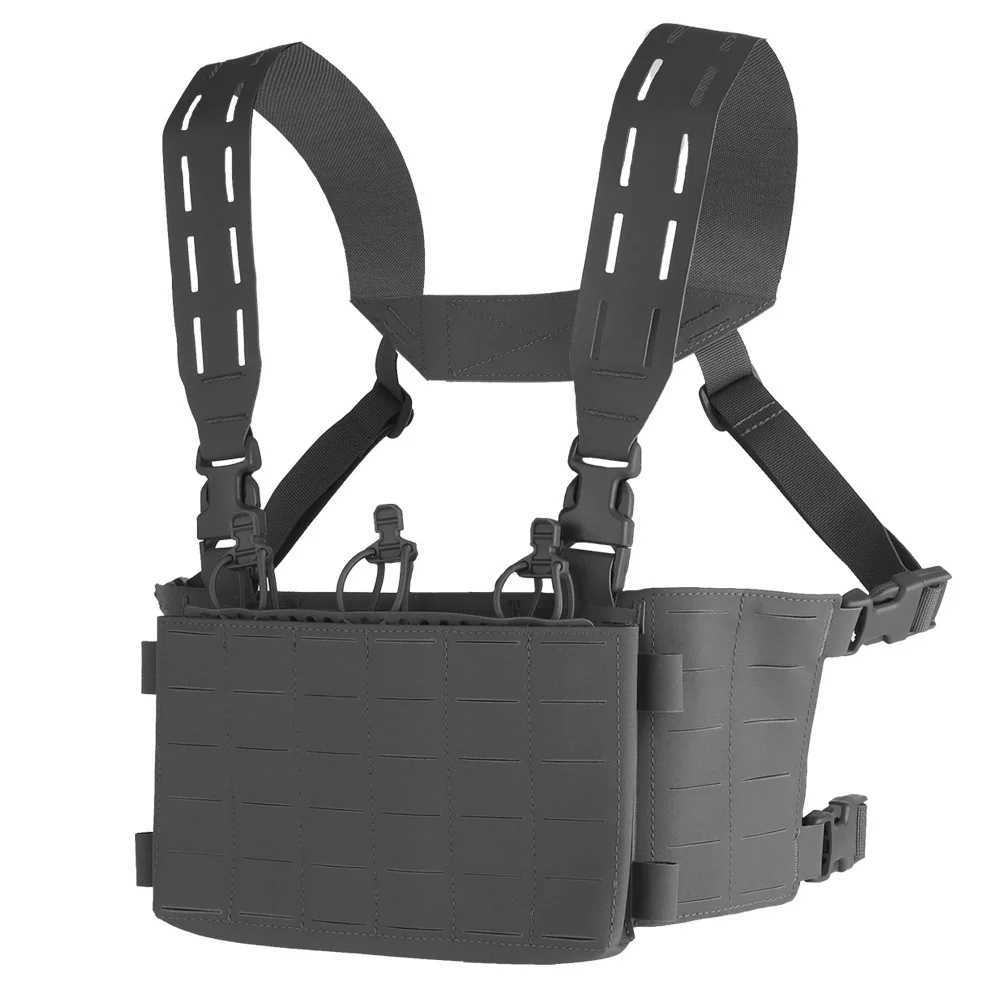 Modular Chest Rig V1 with Rifle 5.56 Triple Magazine Pouch Mag Holster Z250728