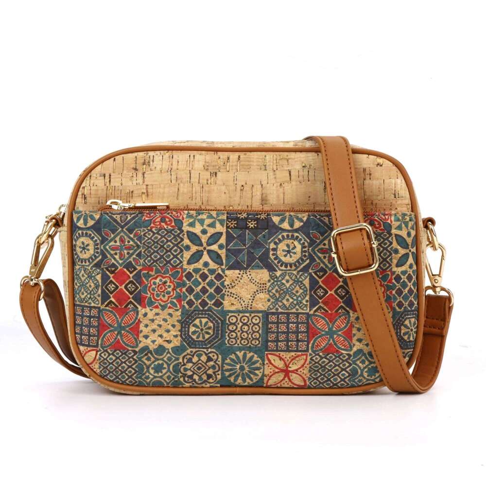Women's Bags Designer Women's Bags Designer Vintage Flower Print Crossbody Women's Tree Bark Pattern Purse, Ethnic Style Shoulder Bag, 