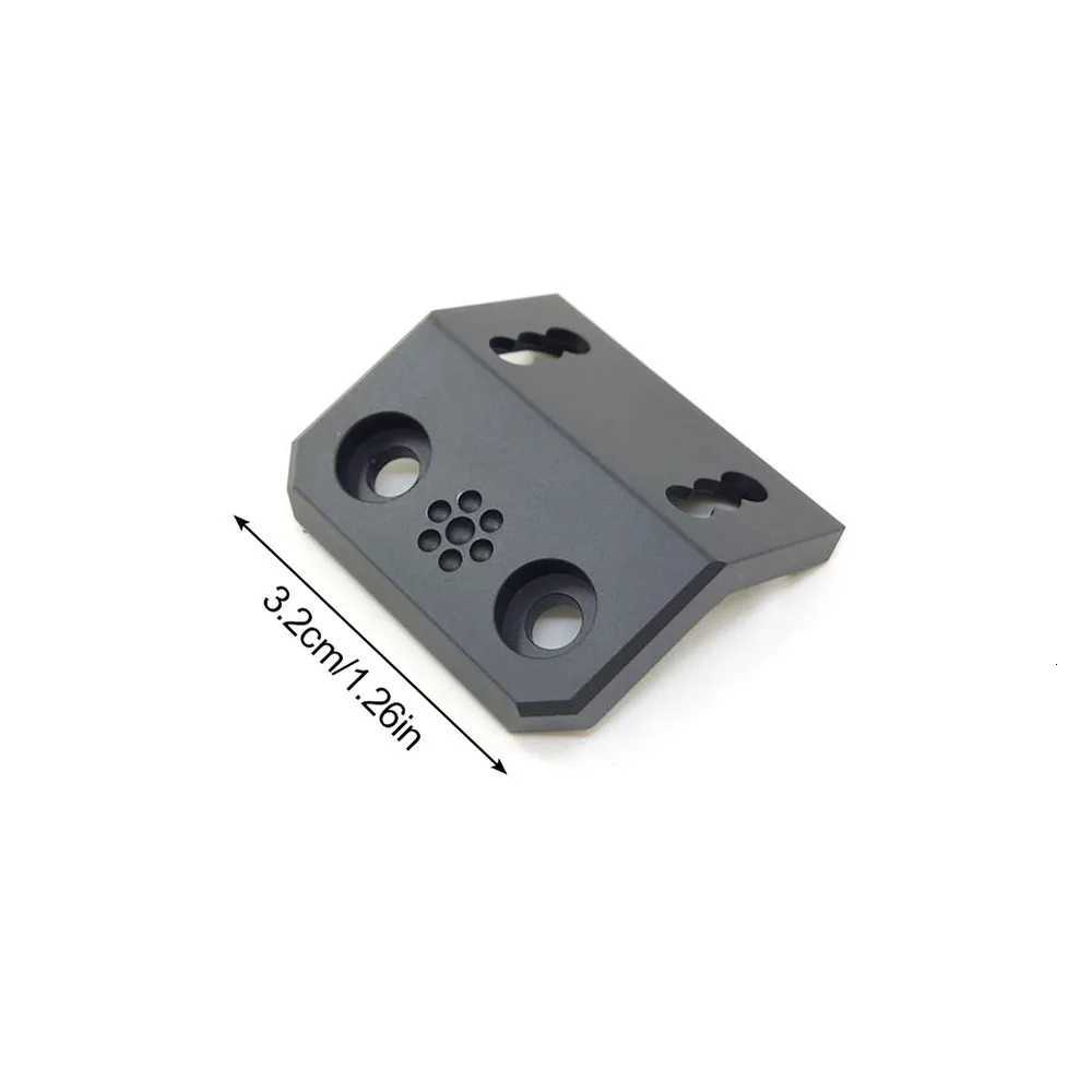 300 600 Tactical Flashlight LED Light Side Mount Base Mlok Rail Metal Cherry Blossom Base Anodized Engraving Outdoor Gear R250728