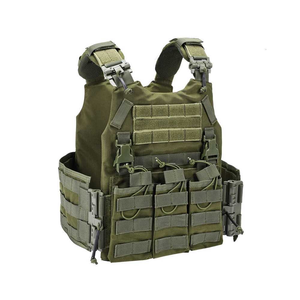 SINAIRSOFT Nylon Tactical Plate Carrier Vest Quick Release Lightweight MOLLE Hunting Airsoft Combat Vest Adjustable Utility Vest Z250728