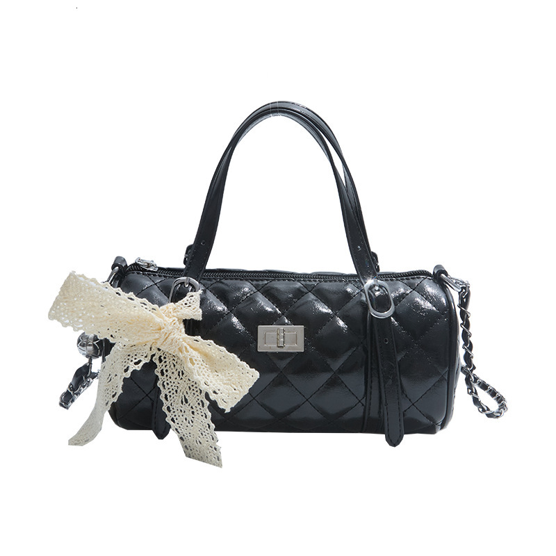 Free shipping designer Xiaoxiangjia Simple Quilted Handbag Trendy Bag 2025 New Korean Version Stylish Versatile Casual Shoulder Bag Crossbody Bag Wome